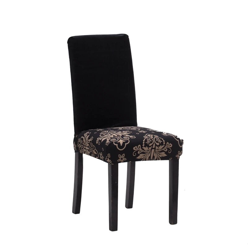 Чехол на квадратный стул Supretto, черный (5917-0001) - фото 2