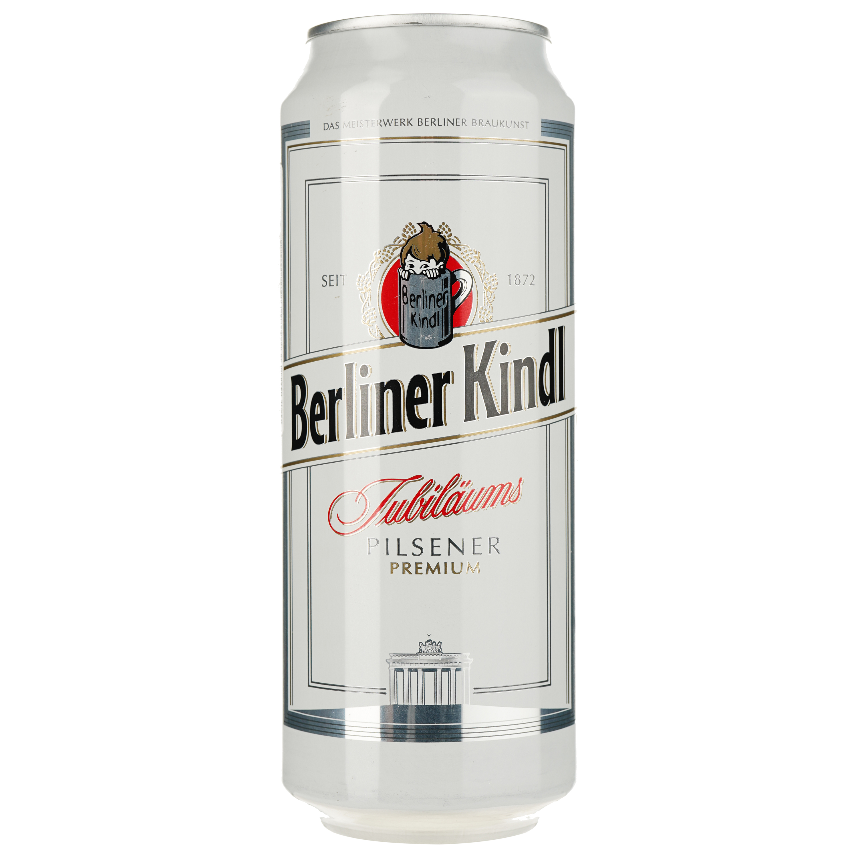 Пиво Berliner Kindl Jubilaums Pilsner світле, 5.1%, з/б, 0.5 л - фото 1