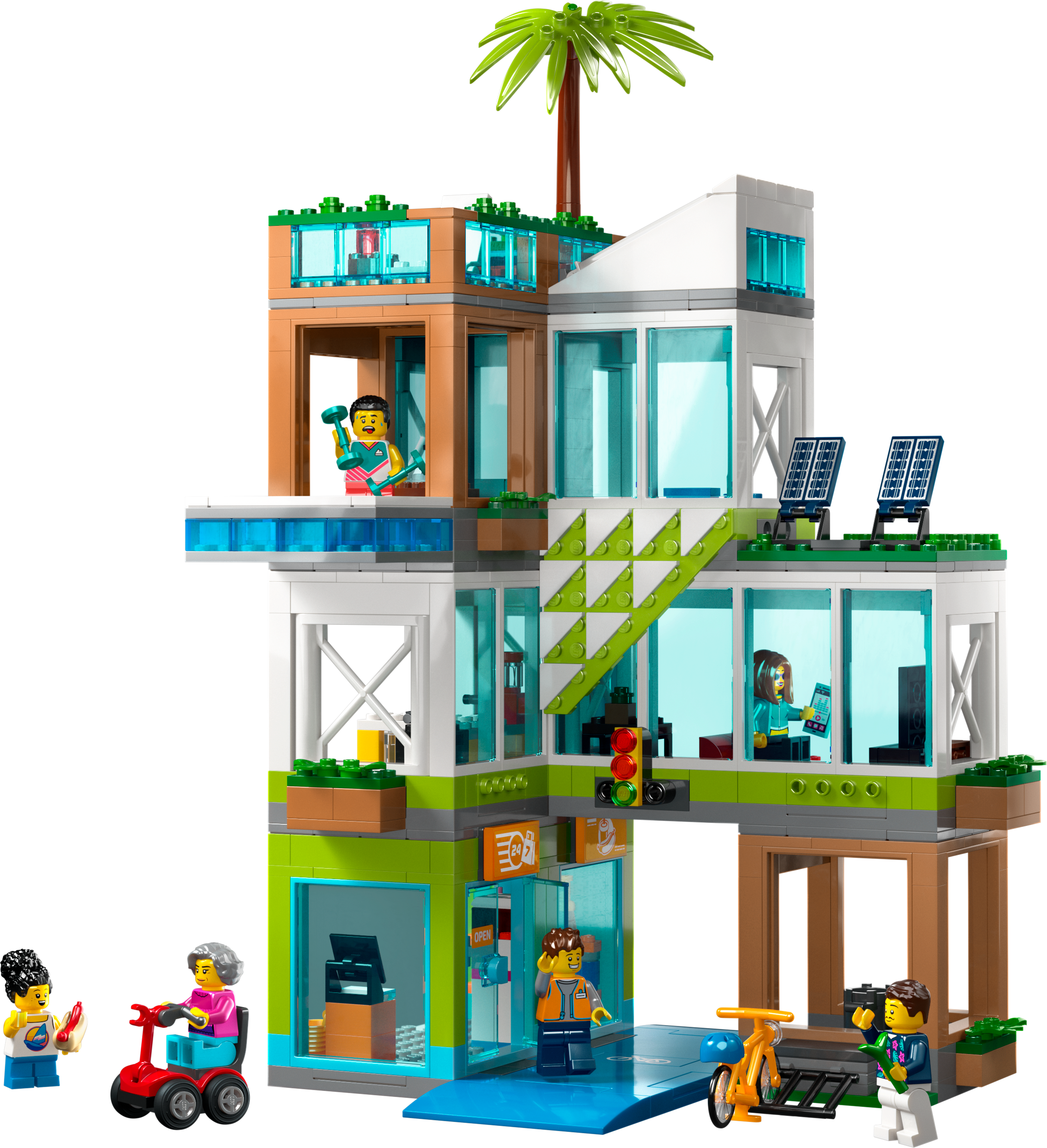 Конструктор LEGO City Многоквартирный дом, 688 деталей (60365) - фото 2