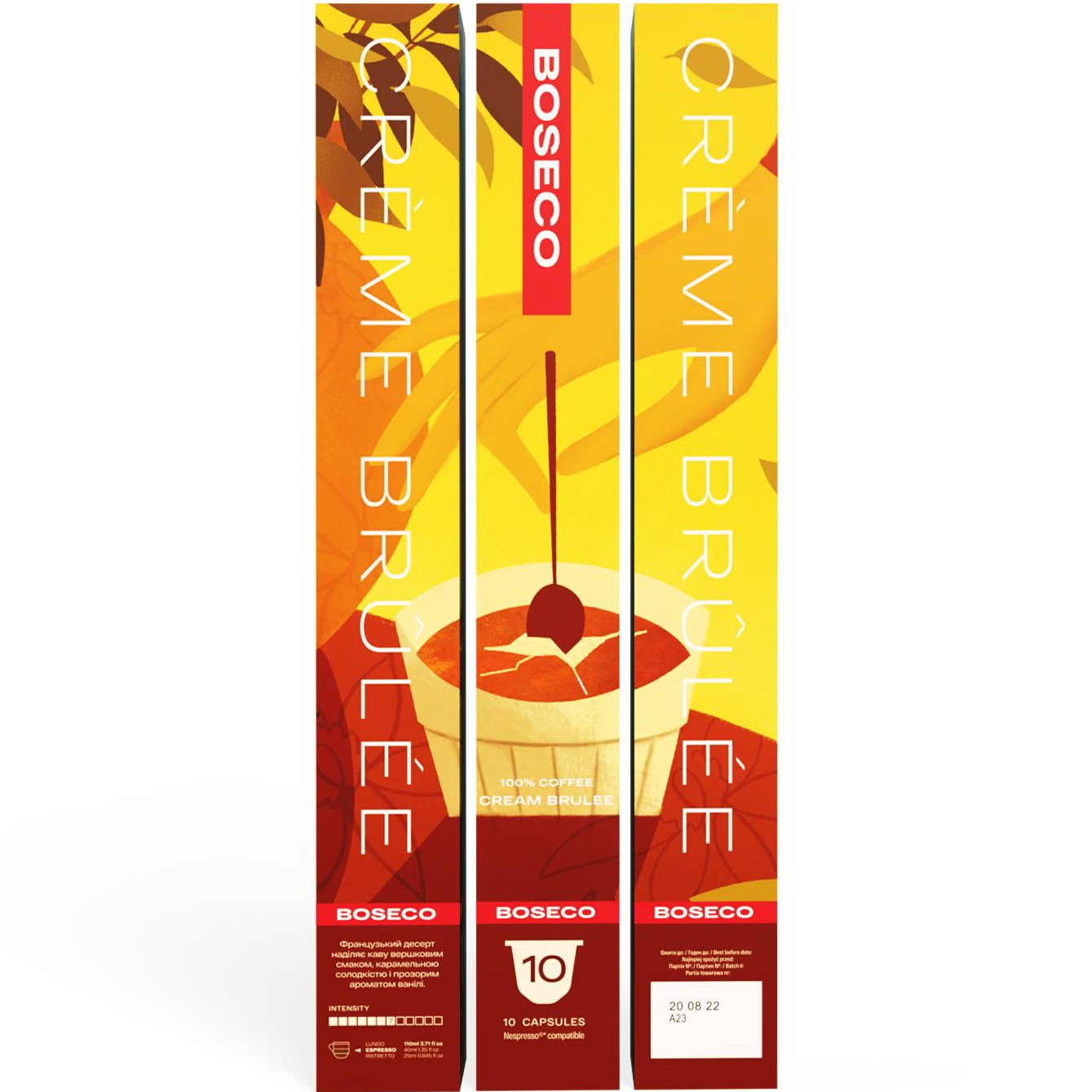 Кофе молотый Boseco Creme Brulee в капсулах 50 г (10 шт. х 5 г) (924955) - фото 2