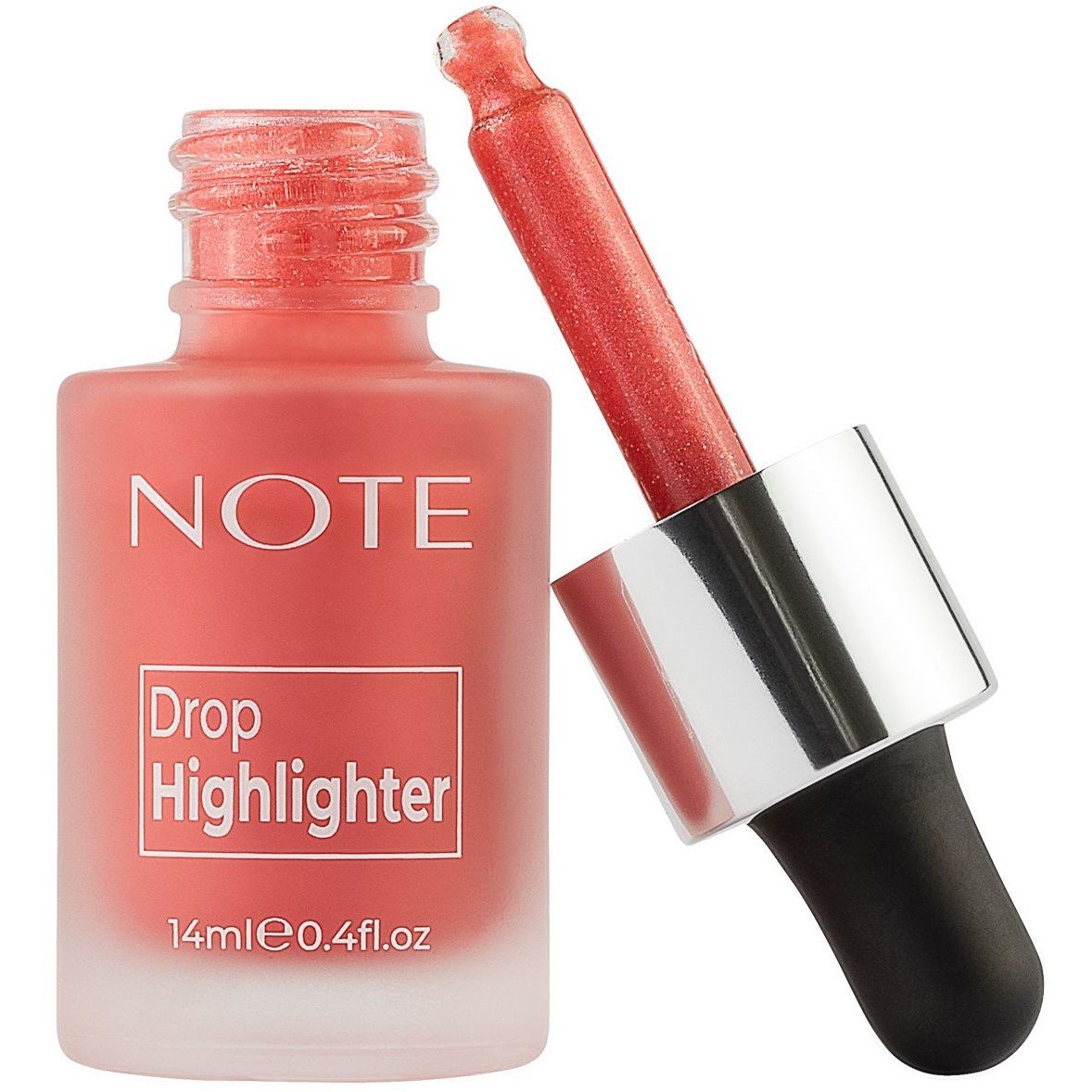 Жидкий хайлайтер Note Cosmetique Drop Highlighter тон 01 (Pearl Rose) 14 мл - фото 2