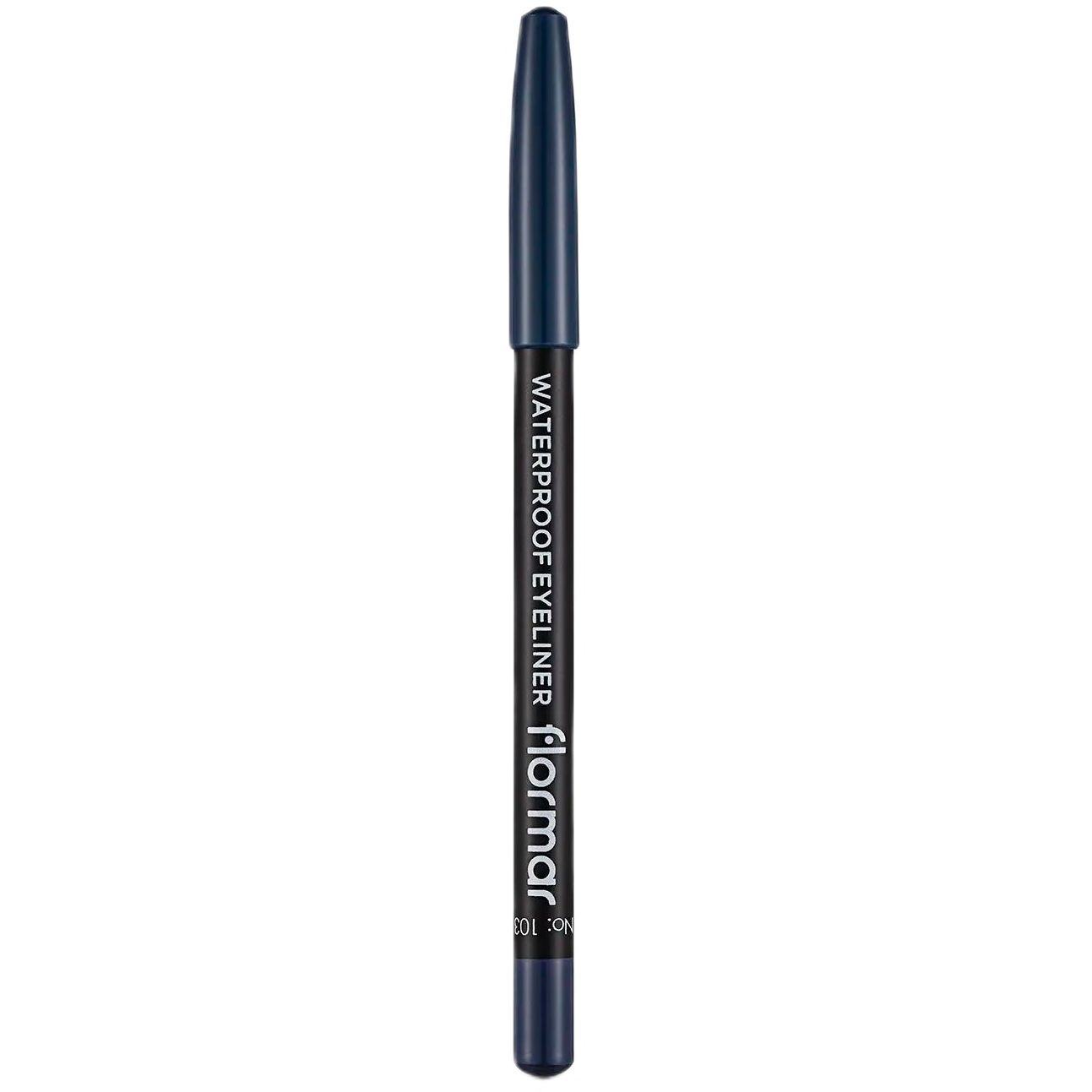 Водостійкий олівець для очей Flormar Waterproof Eyeliner відтінок 103 (Navy Blue) 1.14 г - фото 1