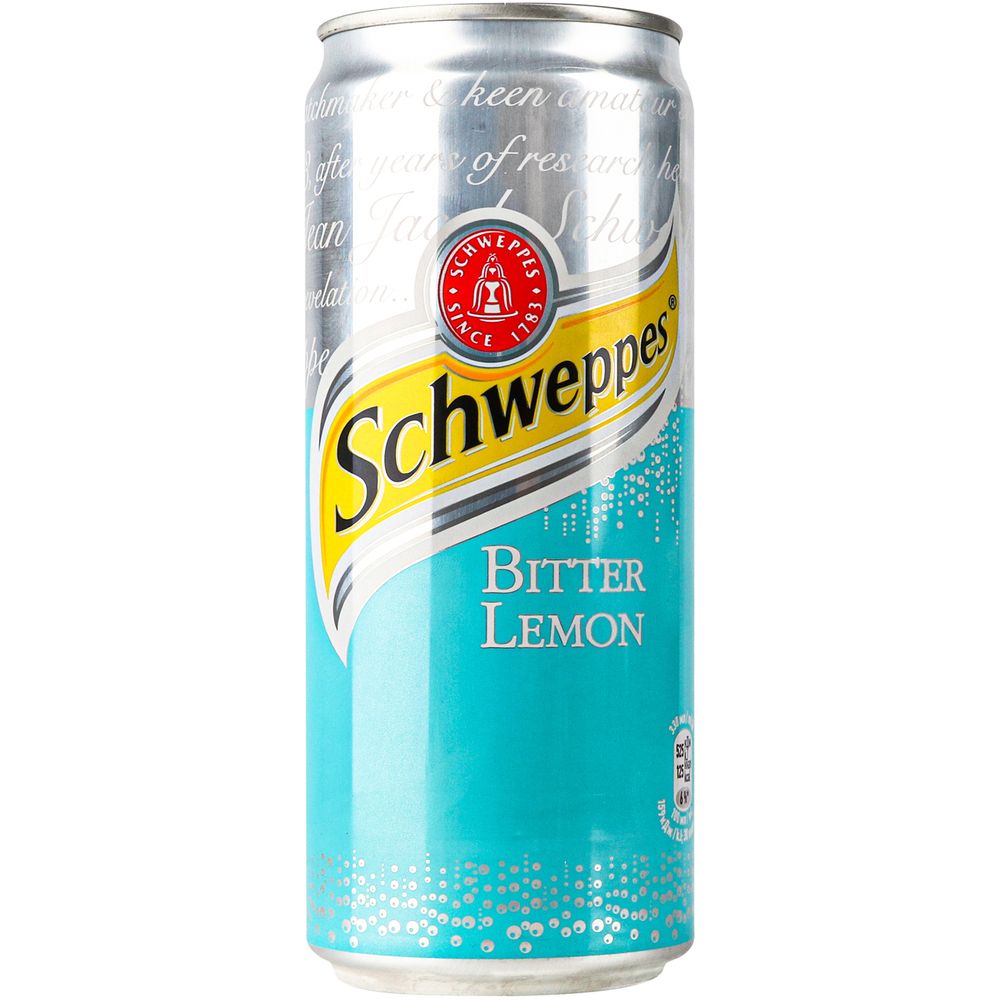 Напиток Schweppes Original Bitter Lemon безалкогольный 0.33 л (896379) - фото 1