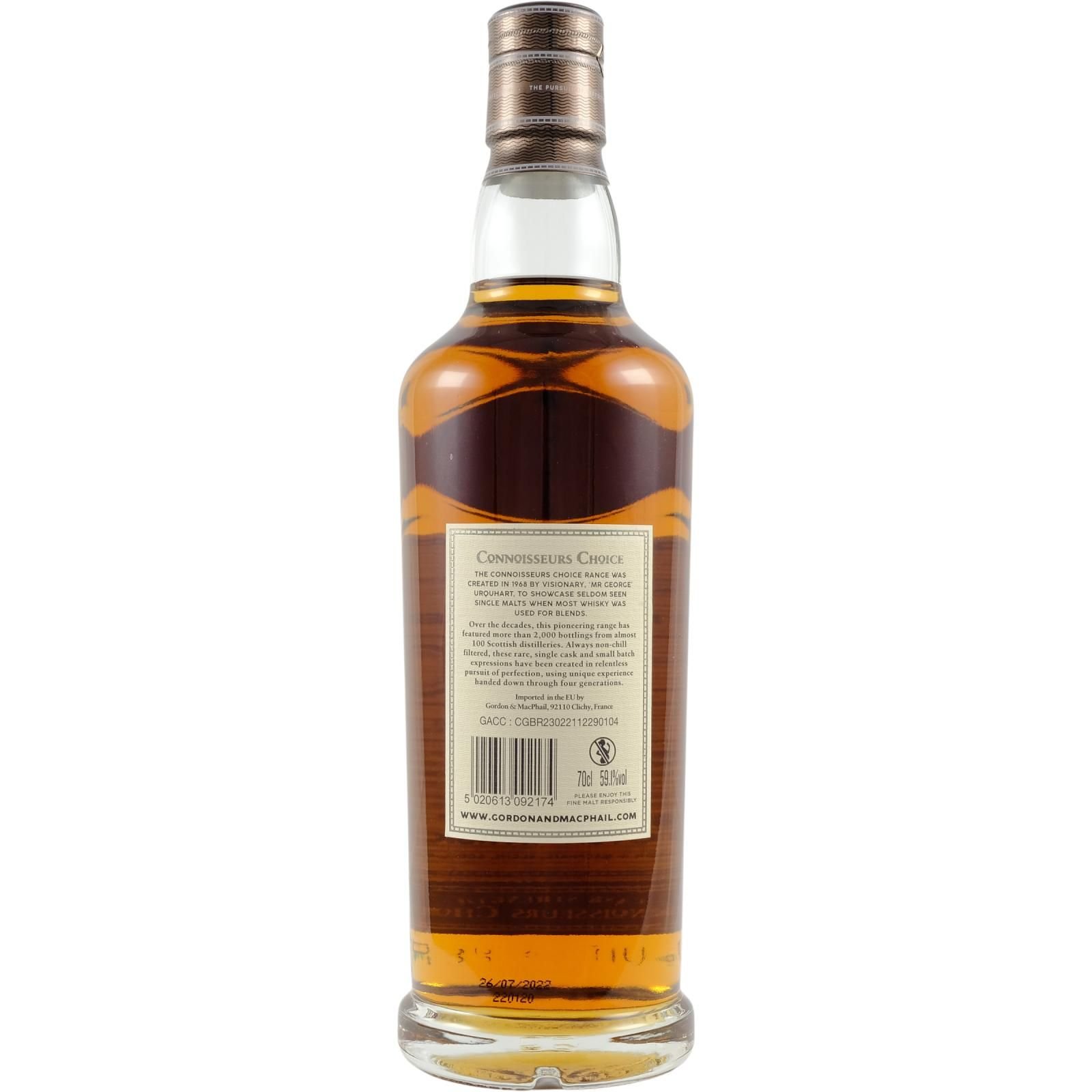 Виски Gordon & MacPhail Tormore Connoisseurs Choice 2000 Single Malt Scotch Whisky 59.1% 0.7 л, в подарочной упаковке - фото 3