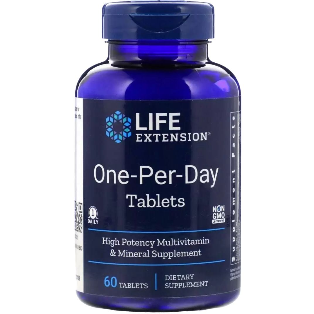 Мультивитаминный комплекс Life Extension One-Per-Day Tablets 60 таблеток - фото 1