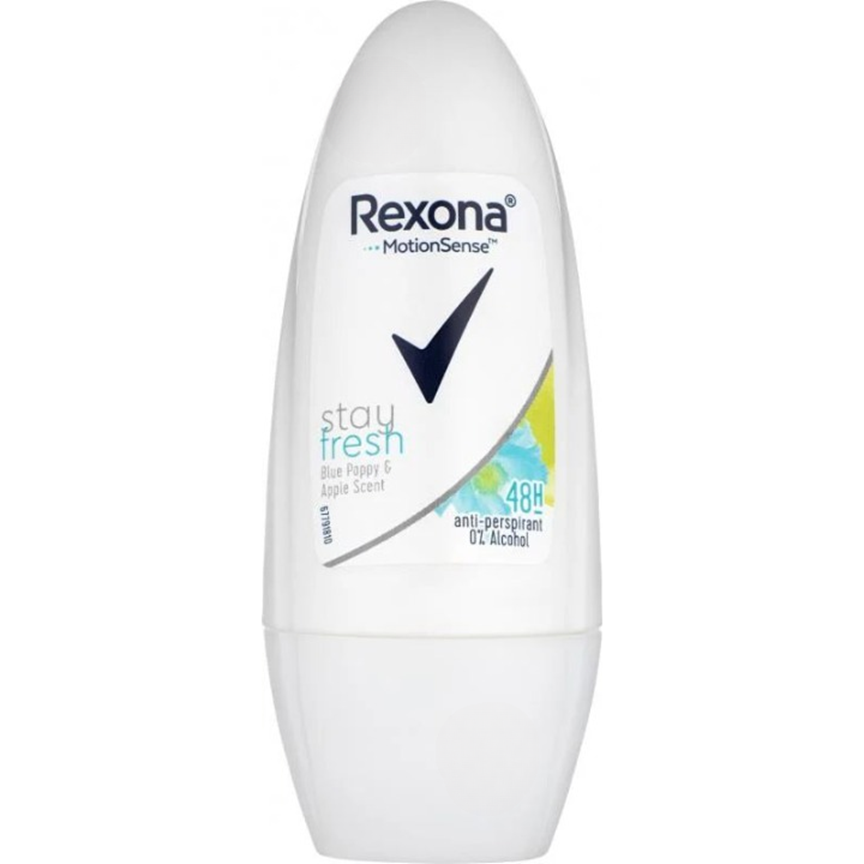 Дезодорант-антиперспирант Rexona Голубой мак и яблоко 50 мл - фото 1