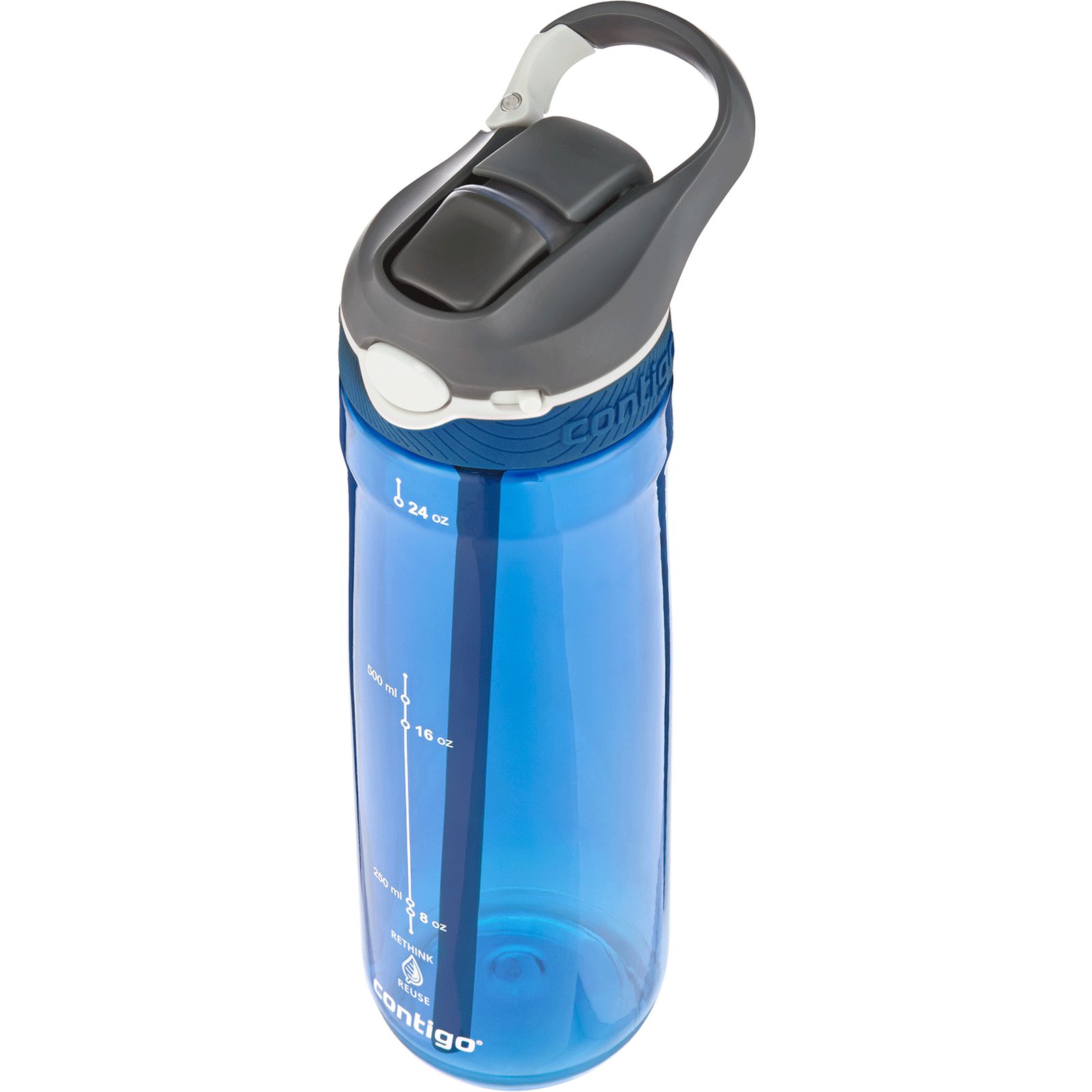 Бутылка для воды Contigo Ashland спортивная синяя 0.72 л (2191379) - фото 4