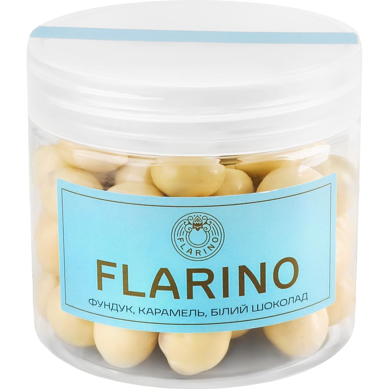 Фундук Flarino в карамелі покритий білим шоколадом, 180 г (924024) - фото 5