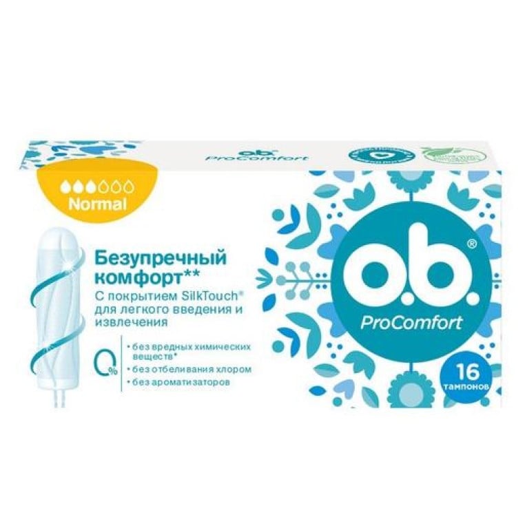 Photos - Menstrual Pads o.b. Тампони o.b. ProСomfort Normal, 16 шт. 