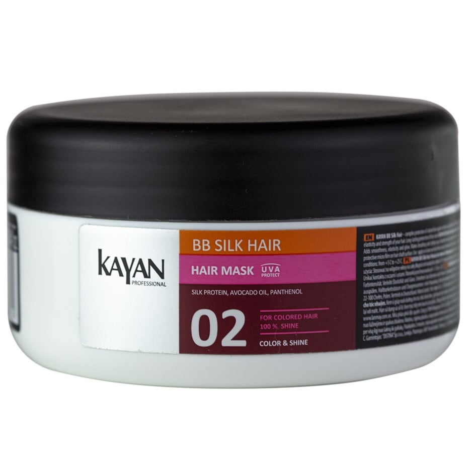 Маска Kayan Professional BB Silk Hair для фарбованого волосся, 300 мл - фото 1