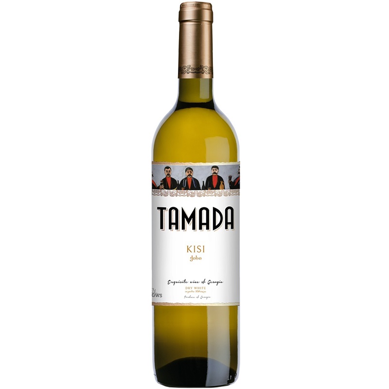Вино Tamada Kisi, біле, сухе, 0,75 л (502808) - фото 1