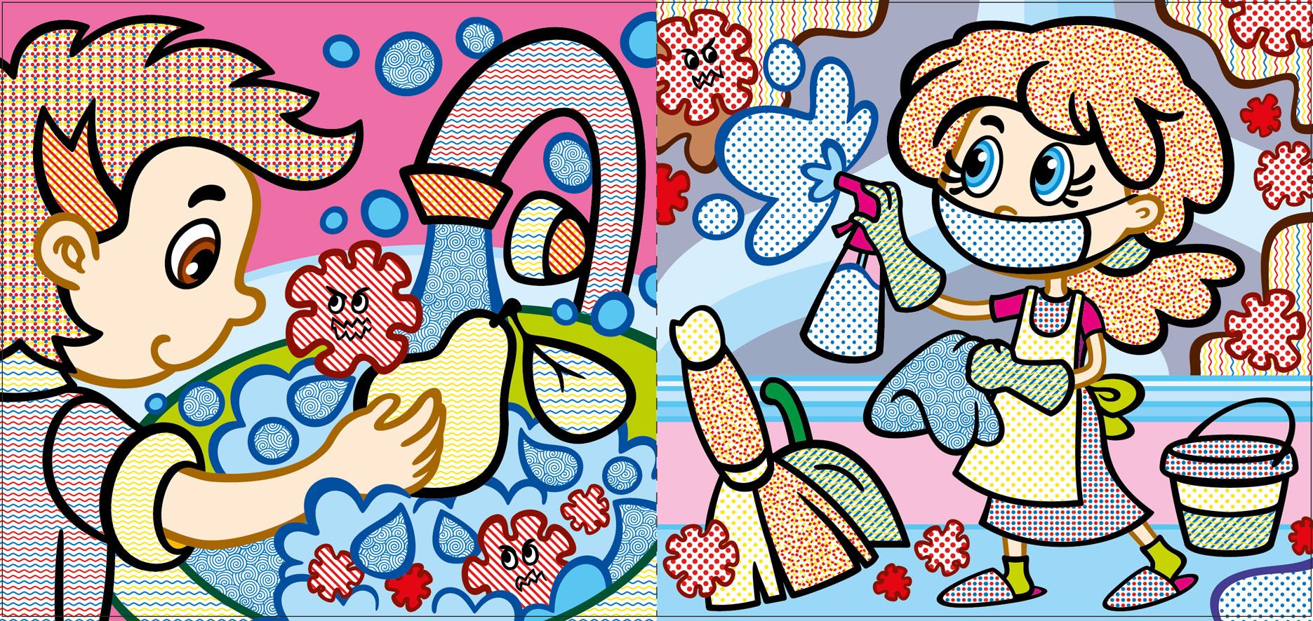 Водяна розмальовка Кристал Бук Нехворійка, з кольоровим фоном, 8 сторінок (F00024158) - фото 2