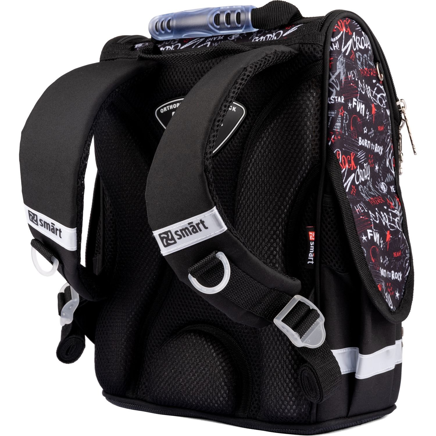 Рюкзак шкільний каркасний Smart PG-11 Dude, черный (559013) - фото 4