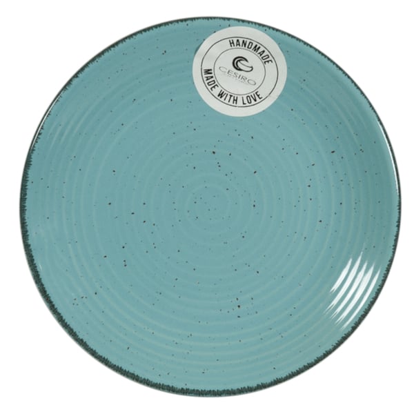 Тарелка десертная Cesiro Spiral, 20 см, лазурь (D3070S/G138) - фото 1