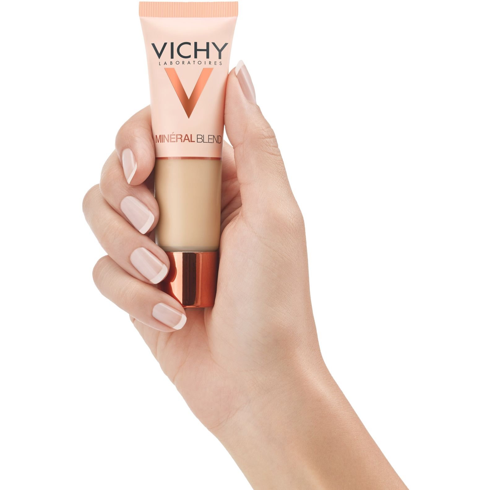 Зволожуючий тональний засіб Vichy Mineralblend, для надання шкірі природного сяючого вигляду, відтінок 03, 30 мл (MB132400) - фото 7