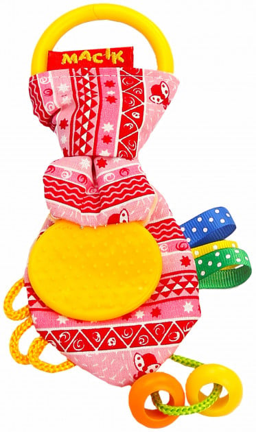 Розвиваюча іграшка Масік Вушки, з прорiзувачем, рожевий (МС 030601-04) - фото 1