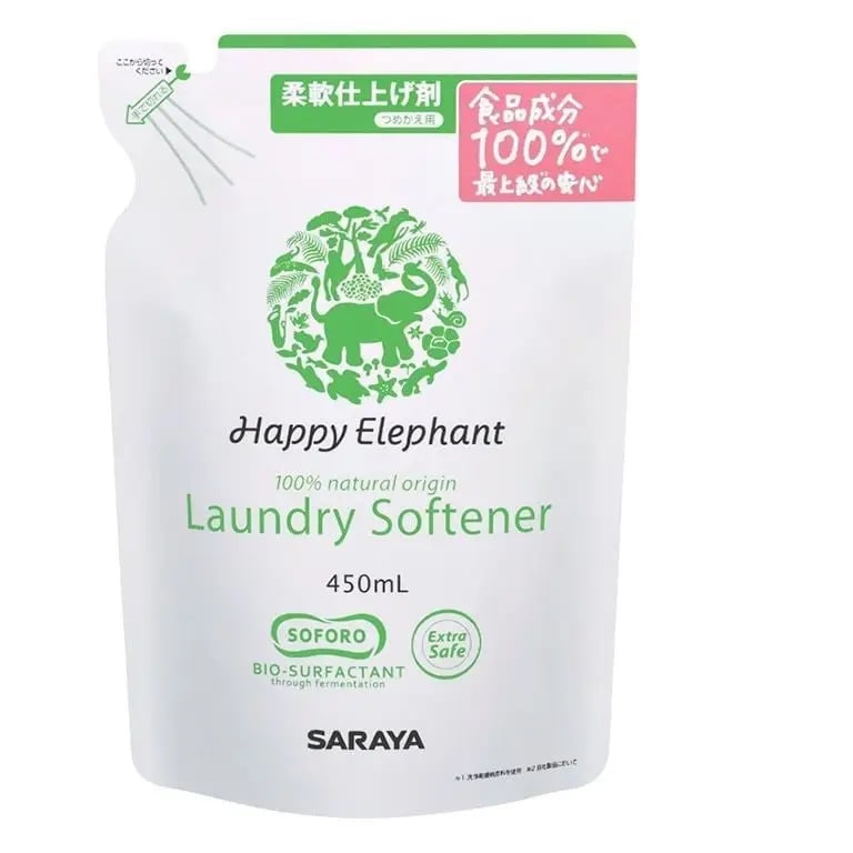 Гіпоалергенний кондиціонер для білизни Happy Elephan, 450 мл (26065) - фото 1