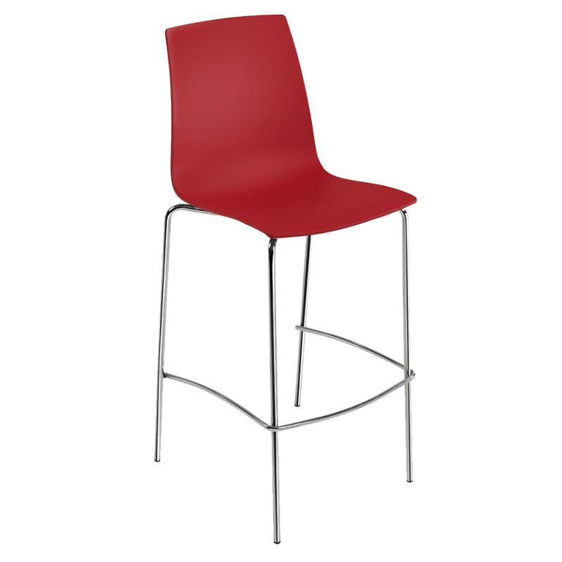 Барный стул Papatya X-Treme BSL, красный (4823052301187) - фото 1