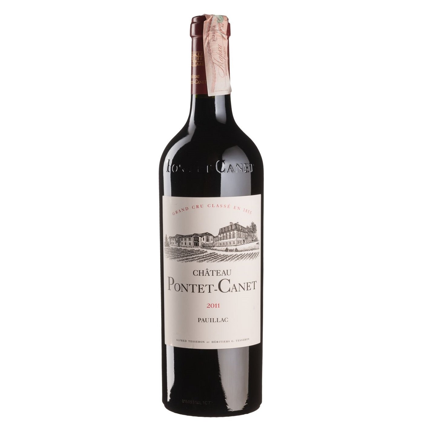 Вино Chateau Pontet-Canet Chateau Pontet Canet 2011, червоне, сухе, 0,75 л (35818) - фото 1
