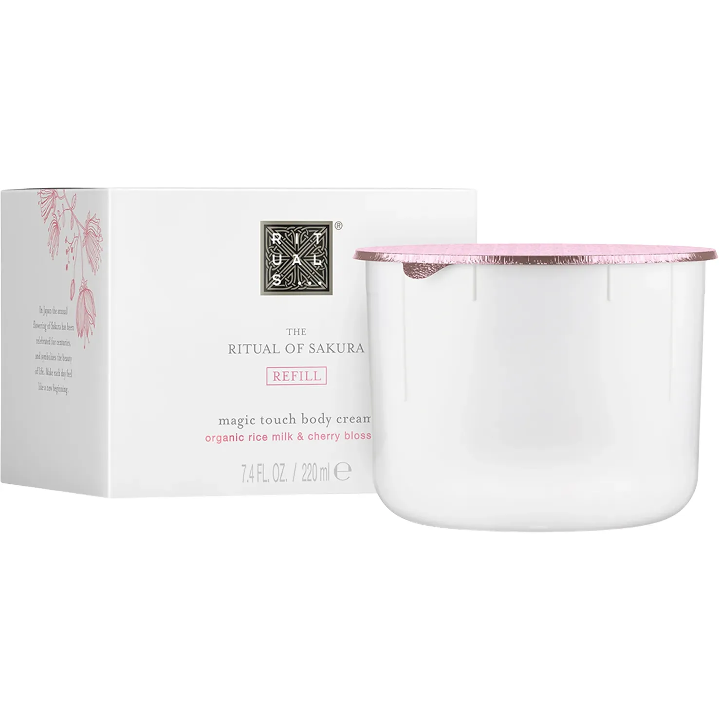 Крем для тела Rituals the Ritual of Sakura Magic Touch Body Cream запасной блок 220 мл - фото 1