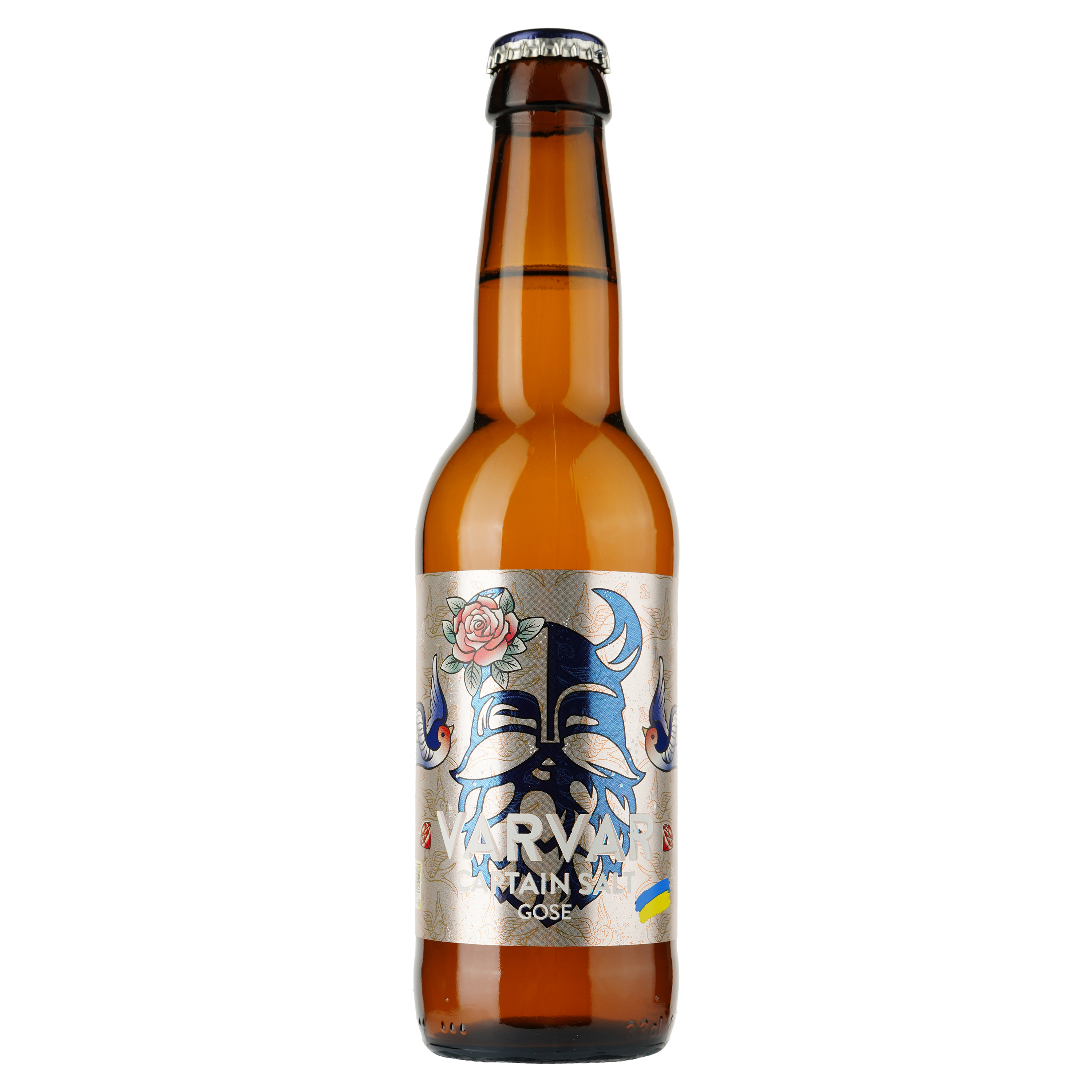 Пиво Varvar Captain Salt, светлое, нефильтрованное, 5%, 0,33 л (755991) - фото 1