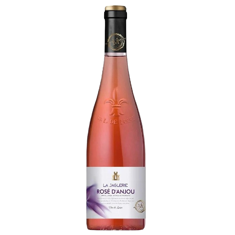 Вино Marcel Martin La Jaglerie Rose d'Anjou, рожеве, напівсухе, 11%, 0,75 л - фото 1