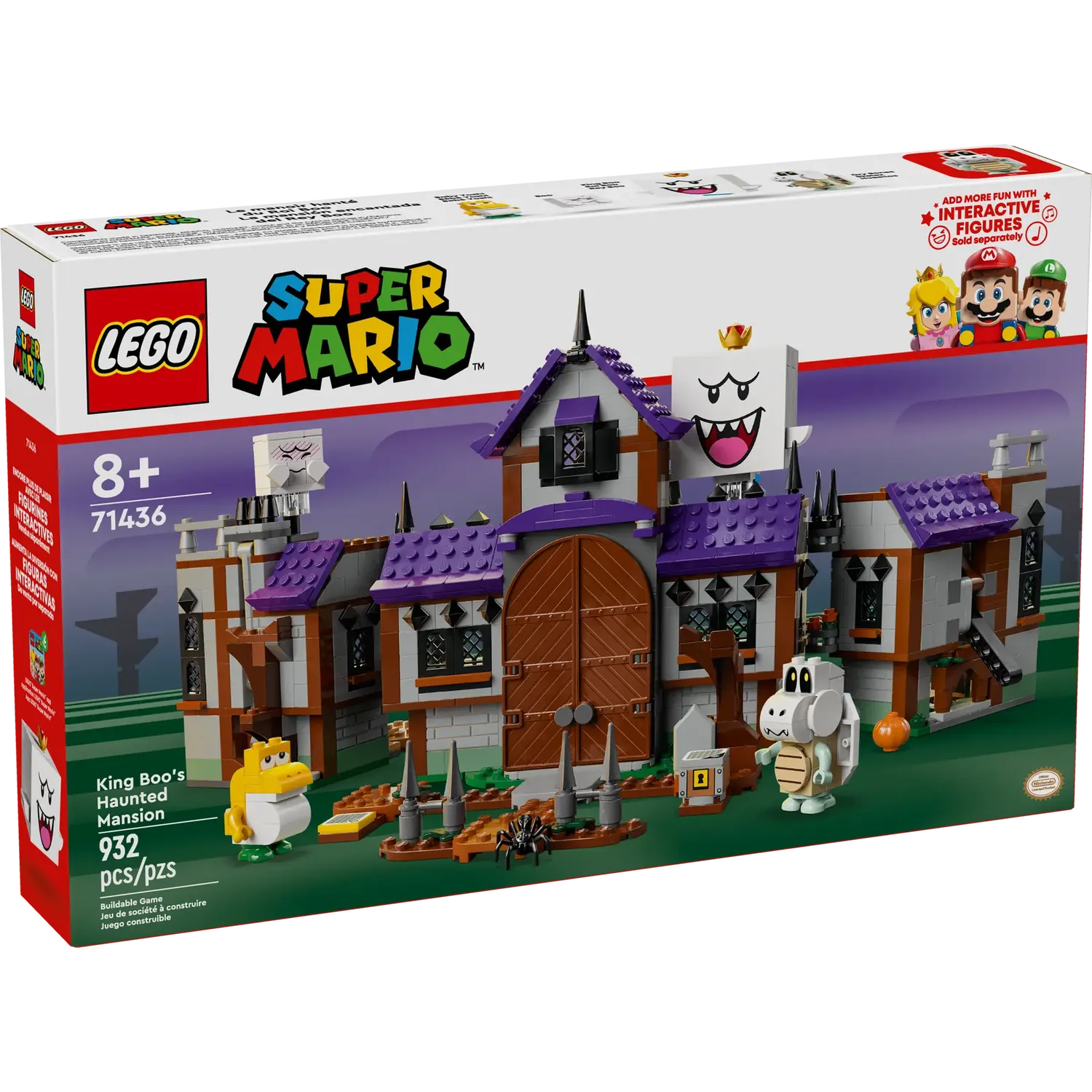 Конструктор LEGO Super Mario Усадьба с привидениями Бу-короля 932 детали (71436) - фото 1