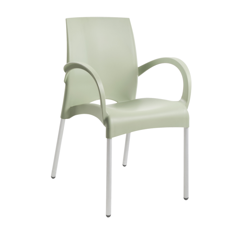 Кресло Papatya Vital-K, база алюминий, зеленый (812429) - фото 1