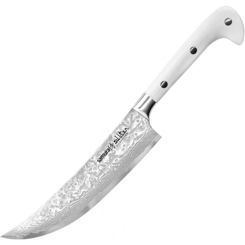 Нож кухонный пчак Samura 159 мм Белый 000266534 - фото 1