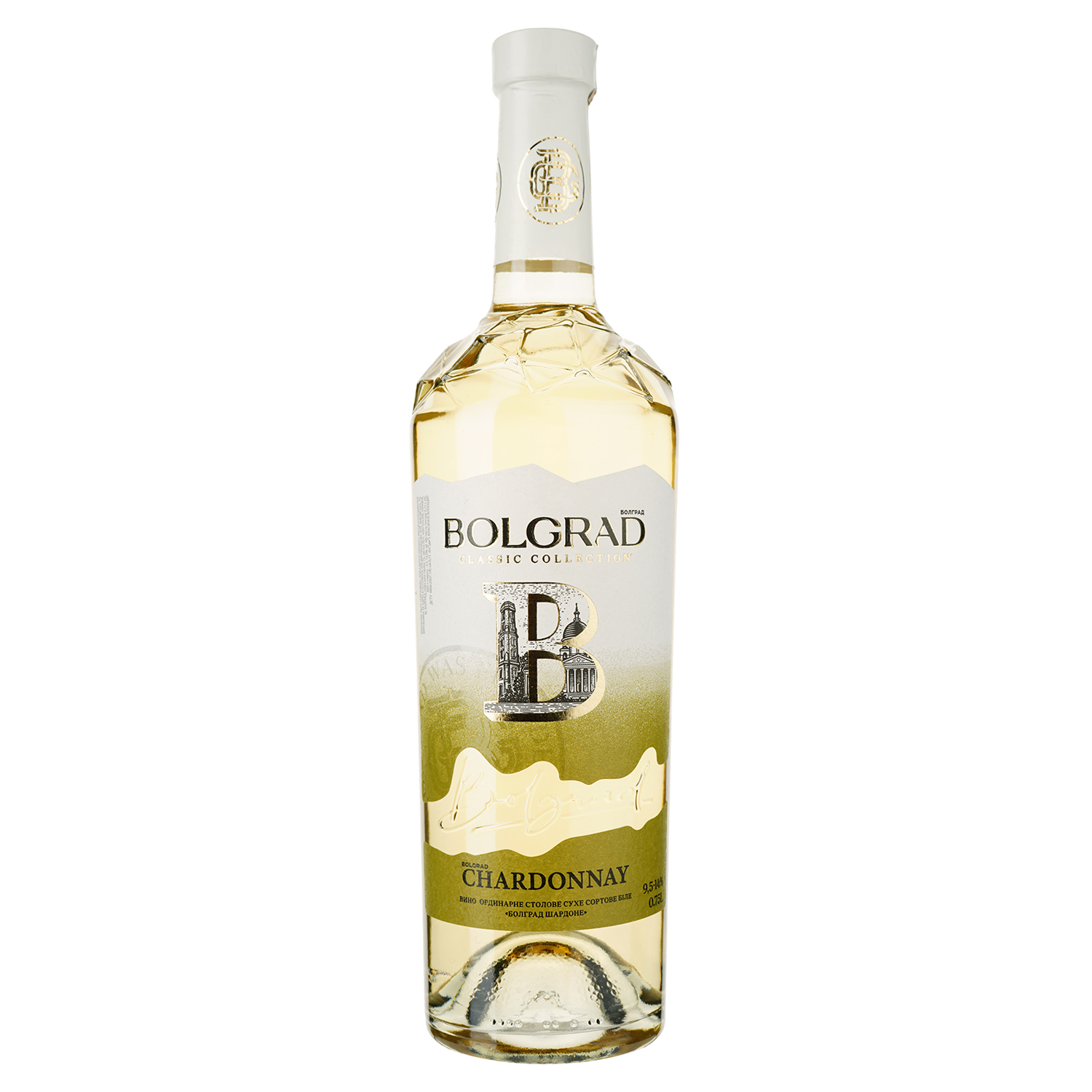 Вино Bolgrad Шардоне, 9,5-14%, 0,75 л (556651) - фото 1