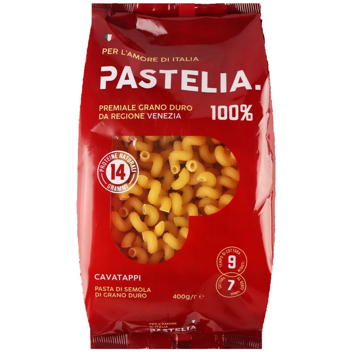 Макаронные изделия Pastelia Cavatappi 800 г (2 шт. x 400 г) (922026) - фото 2