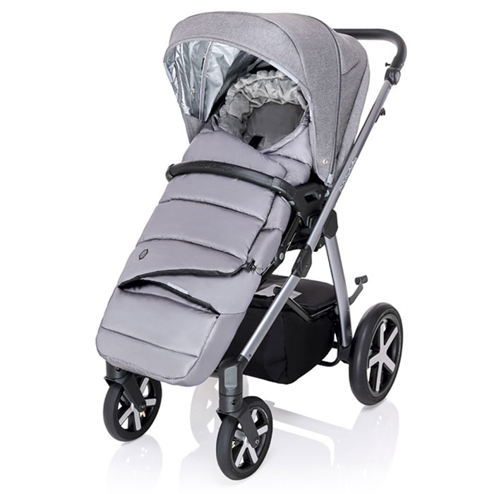 Универсальная коляска 2 в 1 Baby Design Husky NR 2020 07 Gray (202513) - фото 7