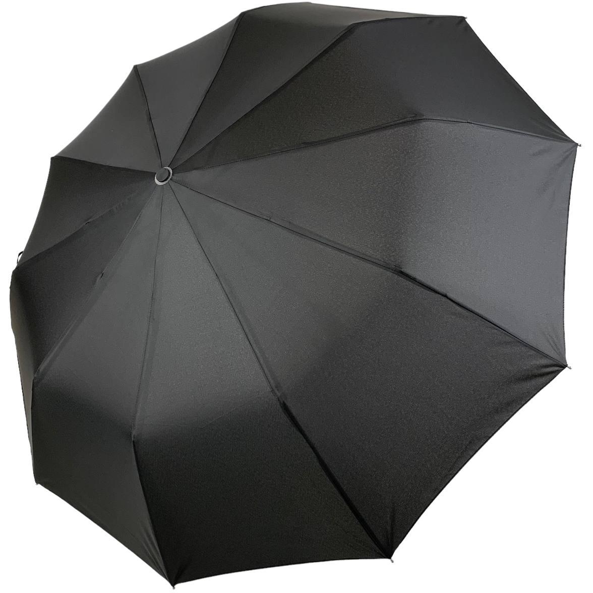 Мужской складной зонтик полный автомат Bellissima 102 см черный - фото 1