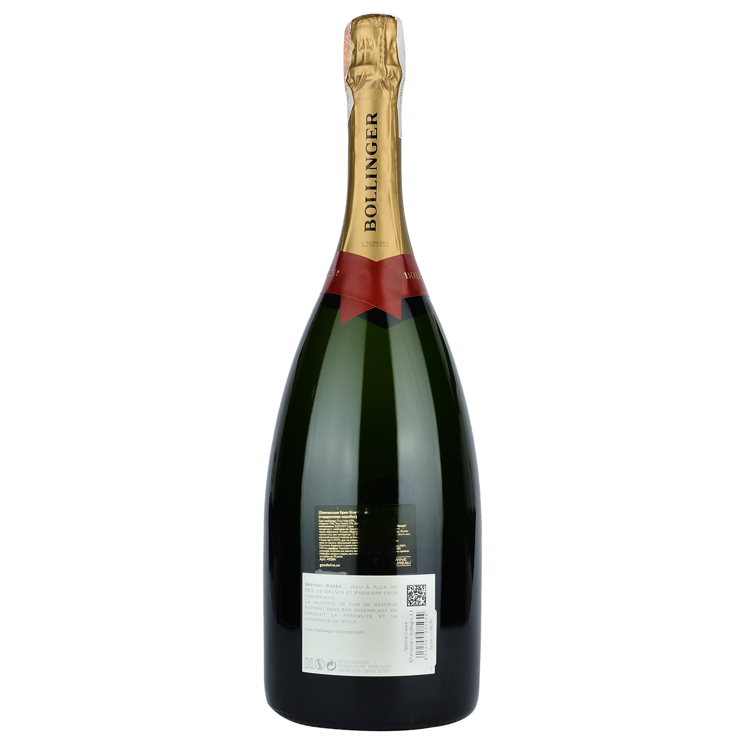 Шампанское Bollinger Special Cuvee Champagne, белое, брют, 1,5 л (49284) - фото 2