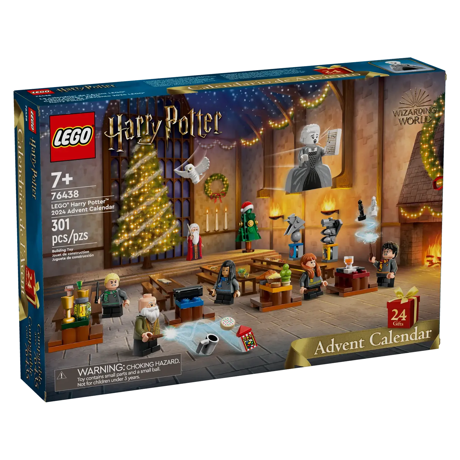 Конструктор LEGO Harry Potter Новогодний календарь 2024 деталей 301 (76438) - фото 1