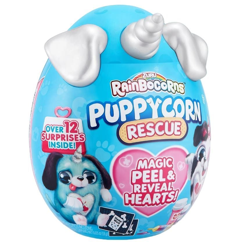 Мягкая игрушка-сюрприз Rainbocorns Puppycorn Rescue Rainbocorn-A (9261A) - фото 3