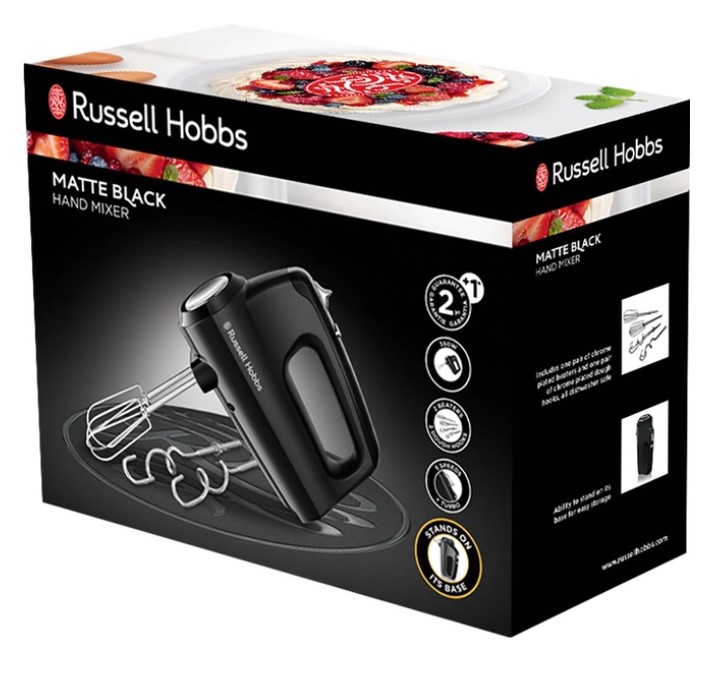 Миксер без чаши Russell Hobbs 24672-56 Matte Black черный (23827026002) - фото 5