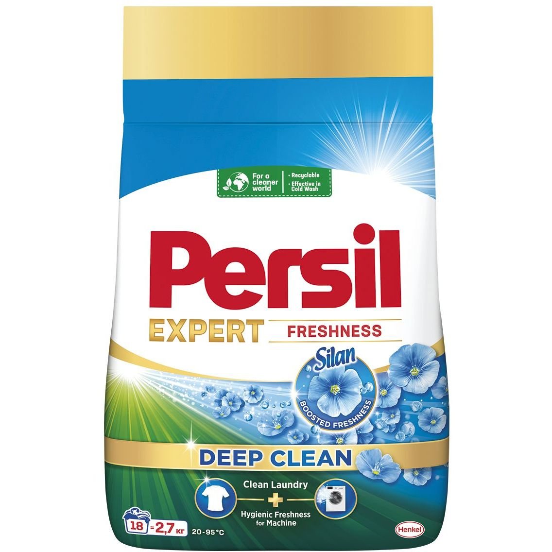 Стиральный порошок Persil Deep Clean Свежесть от Silan 2.7 кг - фото 1