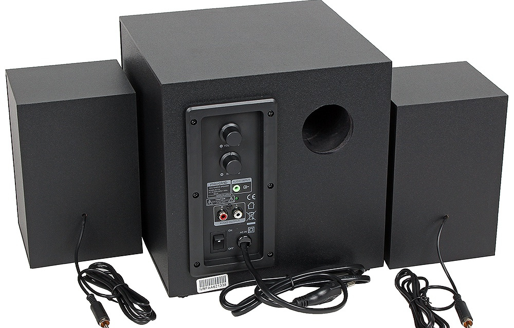 Комп'ютерні колонки Microlab M-110 2.1 Black - фото 7