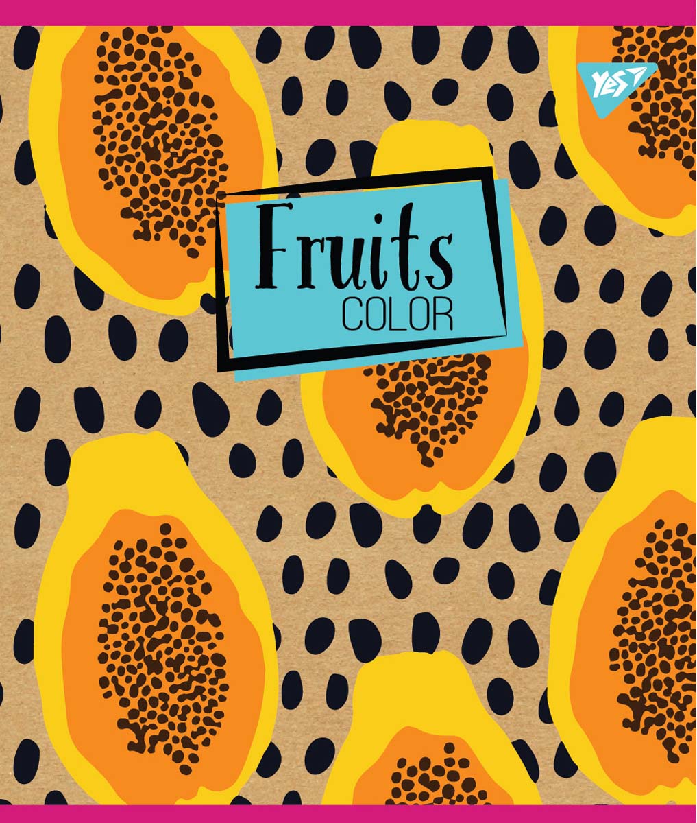 Набор тетрадей Yes Fruits color А5 в линейку 18 листов 10 шт. (765097) - фото 2