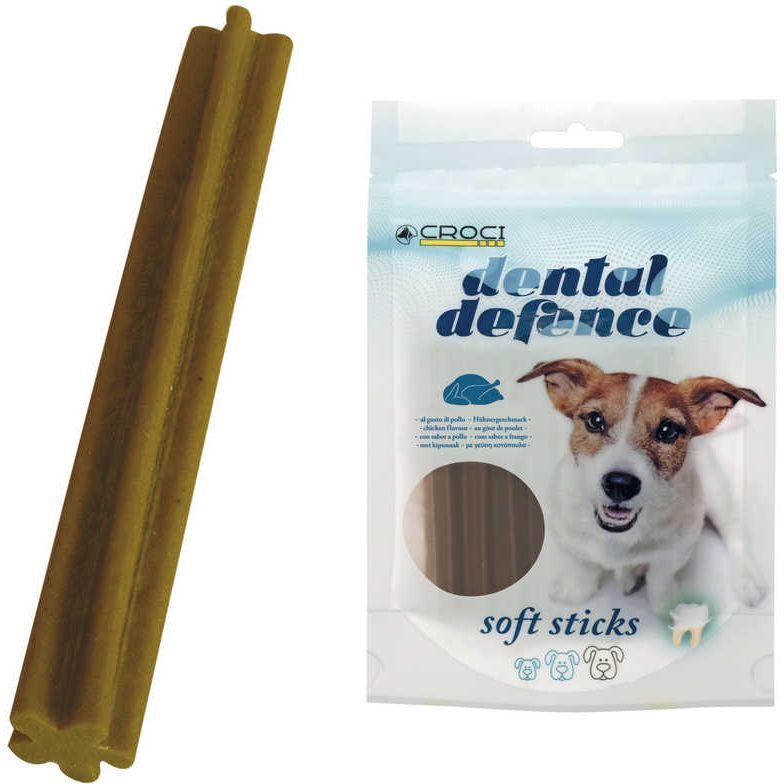 Лакомство для собак Croci Dental Defence Soft Stick Курица 80 г - фото 1