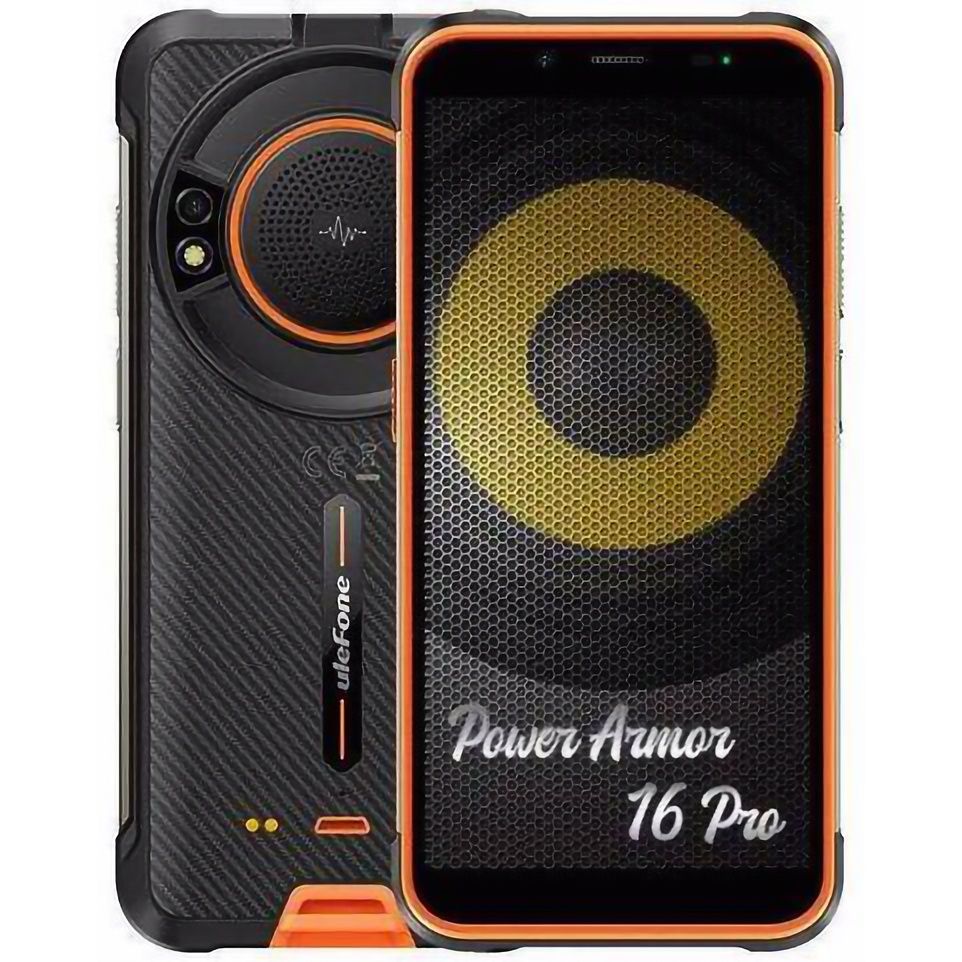 Смартфон Ulefone Power Armor 16 Pro 4/64 Gb Global NFC Orange - фото 1