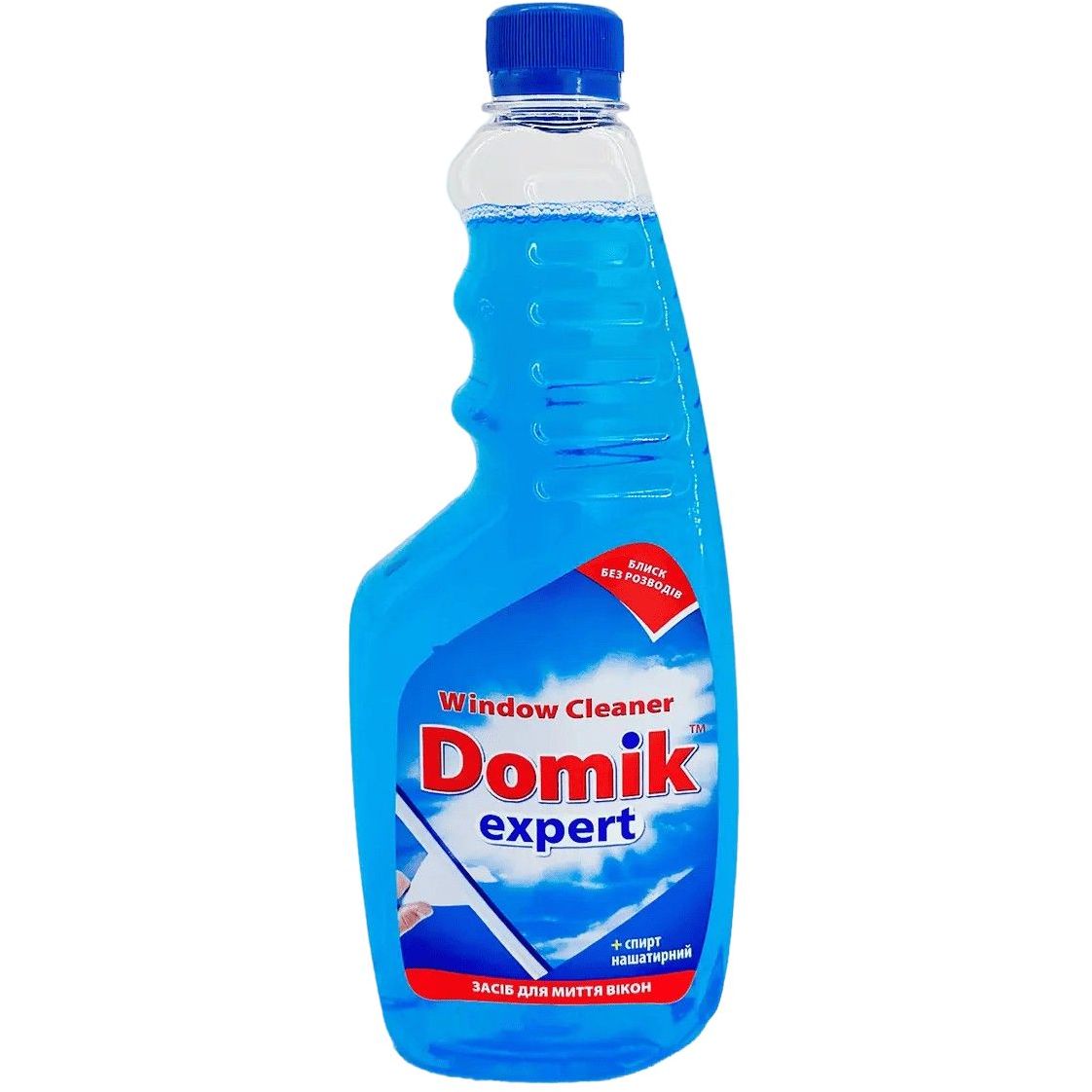 Средство для мытья окон Domik expert с нашатырным спиртом, запаска, 750 мл - фото 1