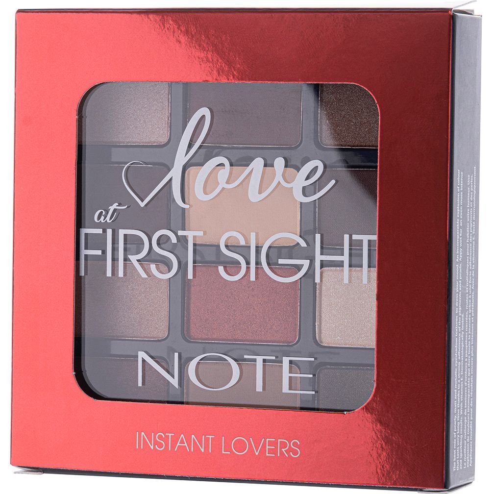 Палетка тіней Note Cosmetique Love At First Sight Eyeshadow Palette тон 202 (Instant Lovers) 15.6 г - фото 5