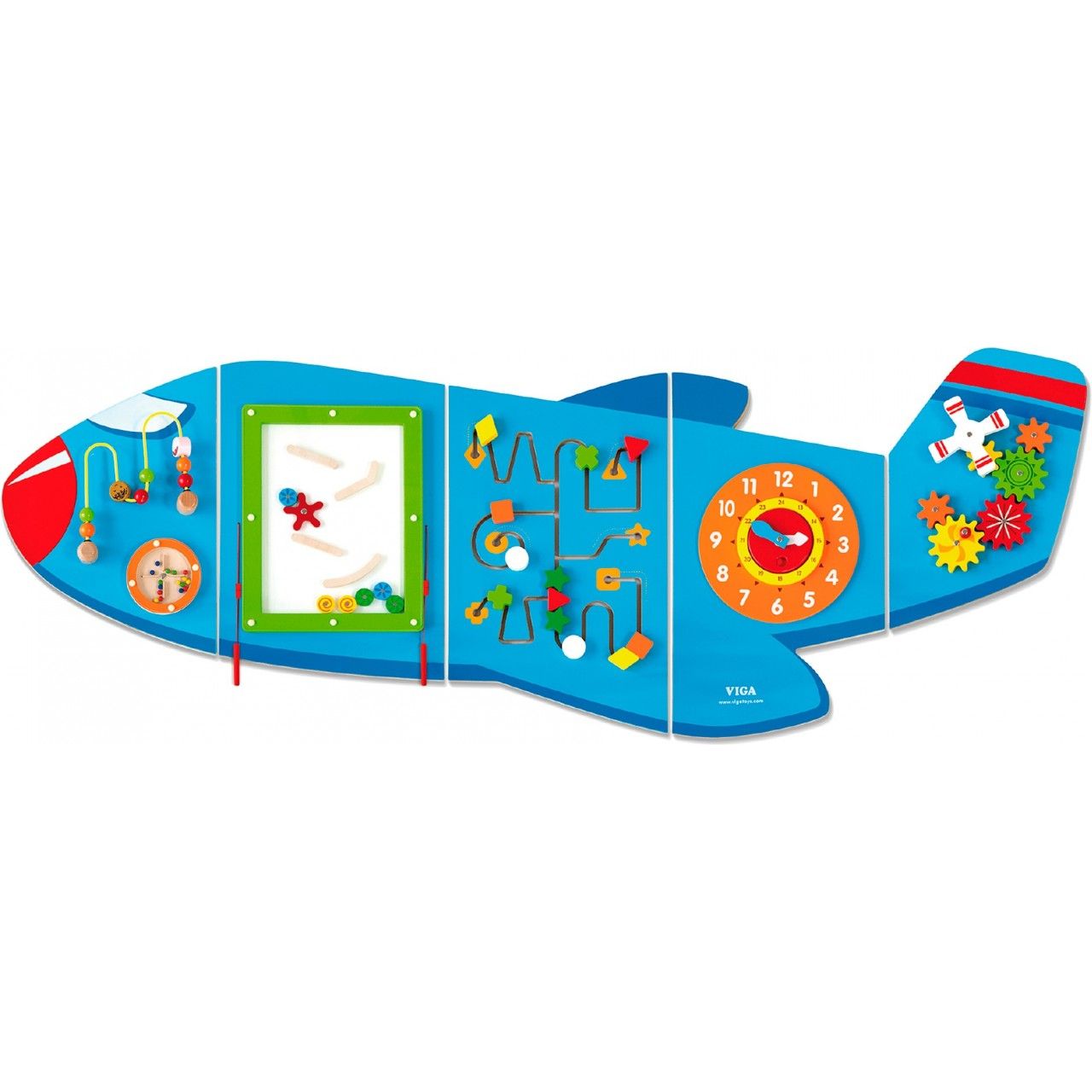 Бізіборд Viga Toys Літак (50673FSC) - фото 1