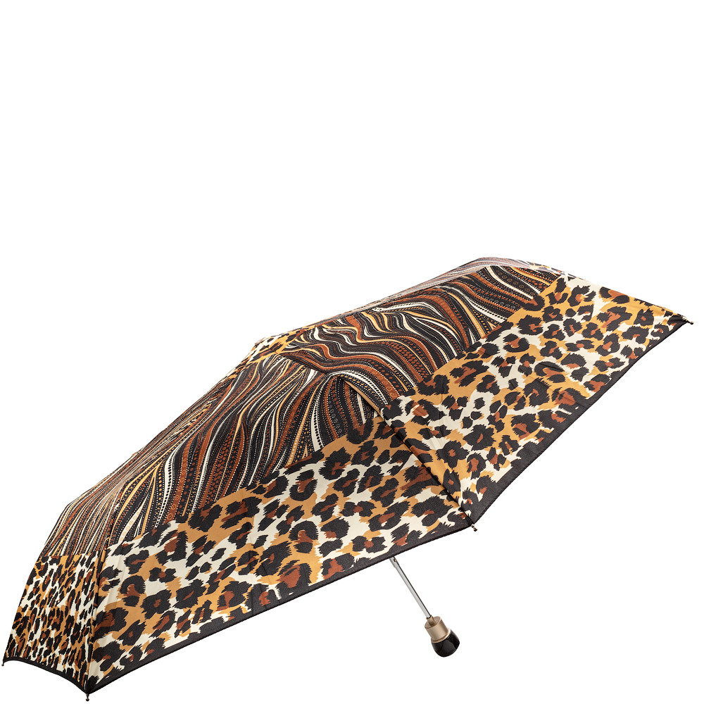 Жіноча складана парасолька напівавтомат Airton 99 см коричнева - фото 2