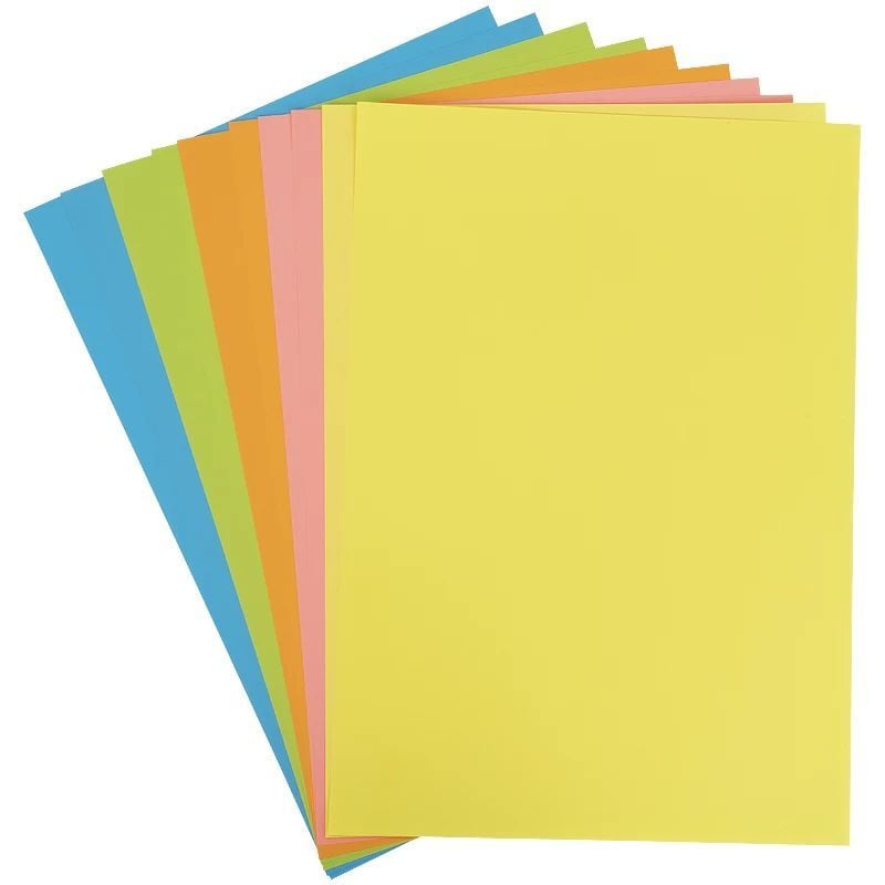 Бумага цветная Kite Hot Wheels неоновая А4 10 листов 5 цветов (HW21-252) - фото 2