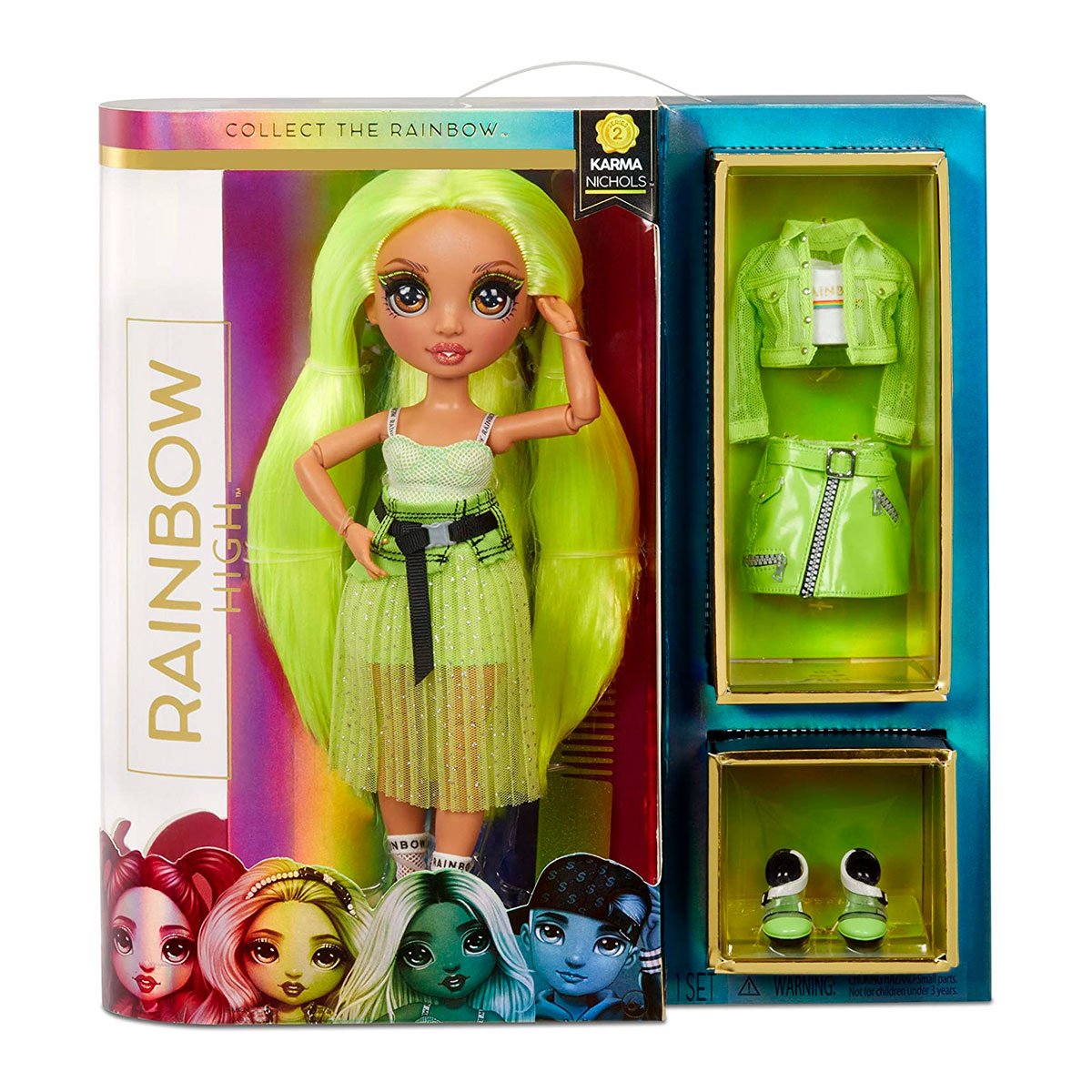 Кукла Rainbow High S2 Карма Никольс, с аксессуарами, 27 см (572343) - фото 8