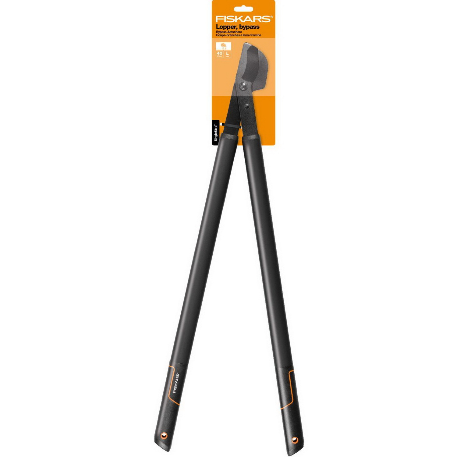 Сучкорез плоскостной большой Fiskars SingleStep L38, 40 мм, 81,6 см (1001426) - фото 2