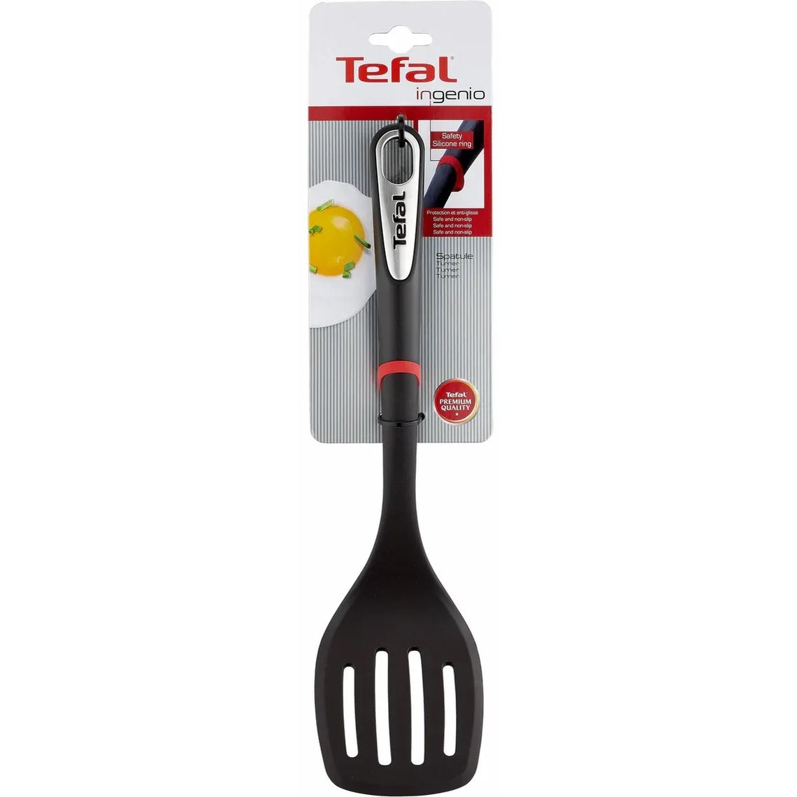 Лопатка кухонная Tefal Ingenio 33.8 см черная (K2060814) - фото 2